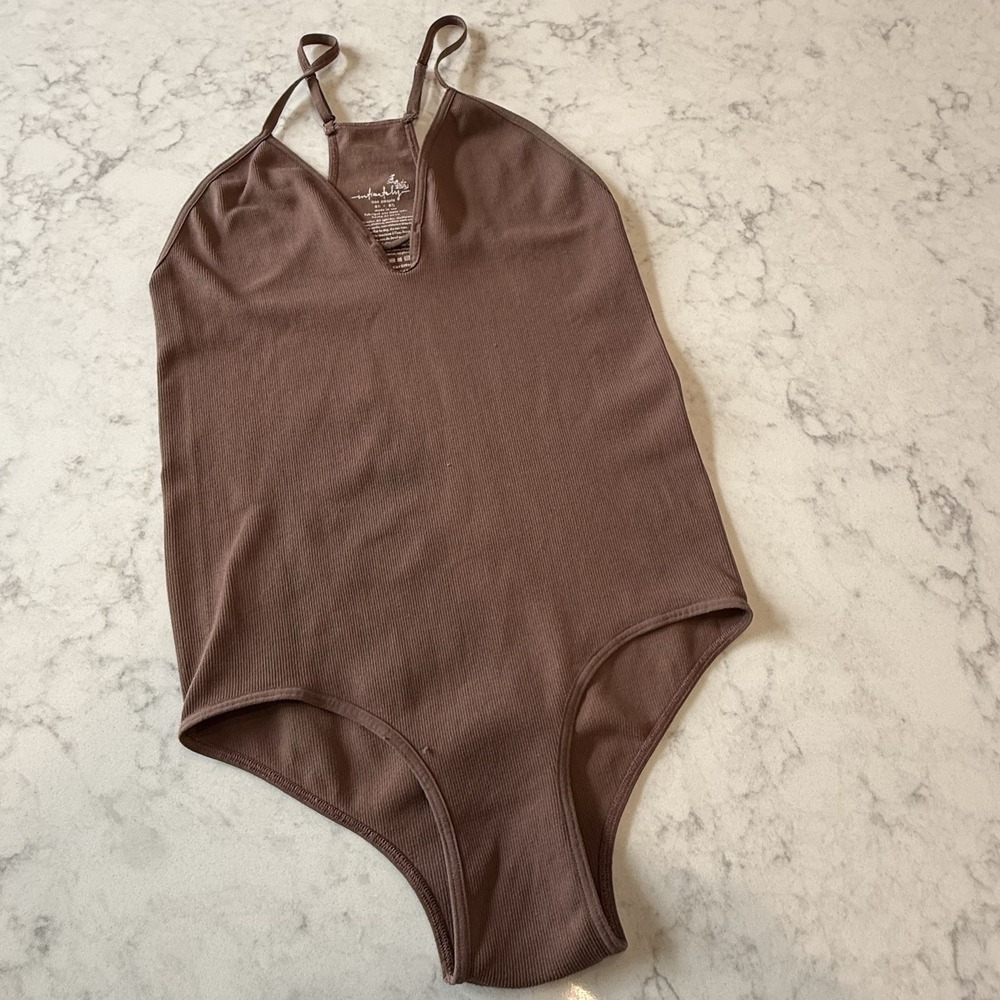 Intimately Free People Move Along Bodysuit Mocha